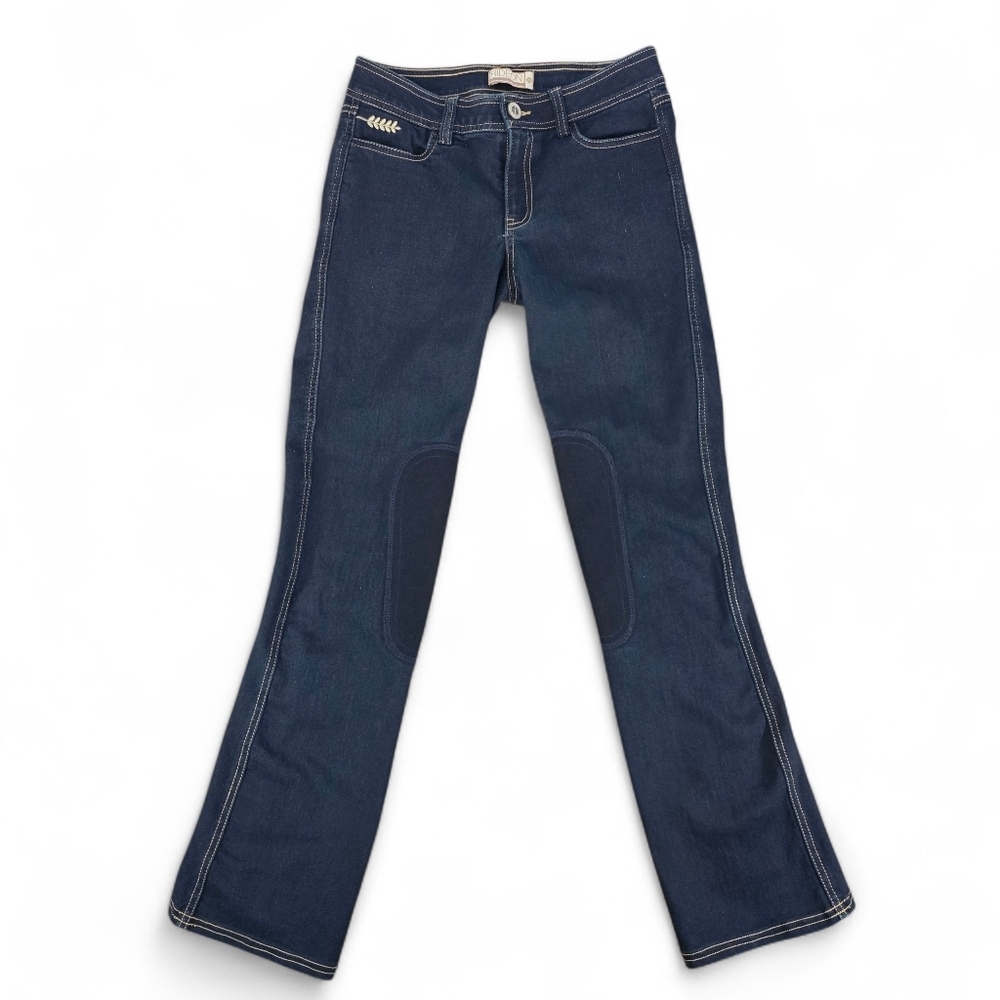 Ride On Equestrian Denim Breeches Jeans Size 26 Horseshoe Pocket Riding Pants